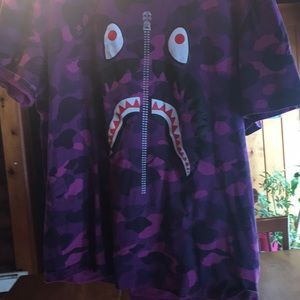 Purple Bape T-shirt